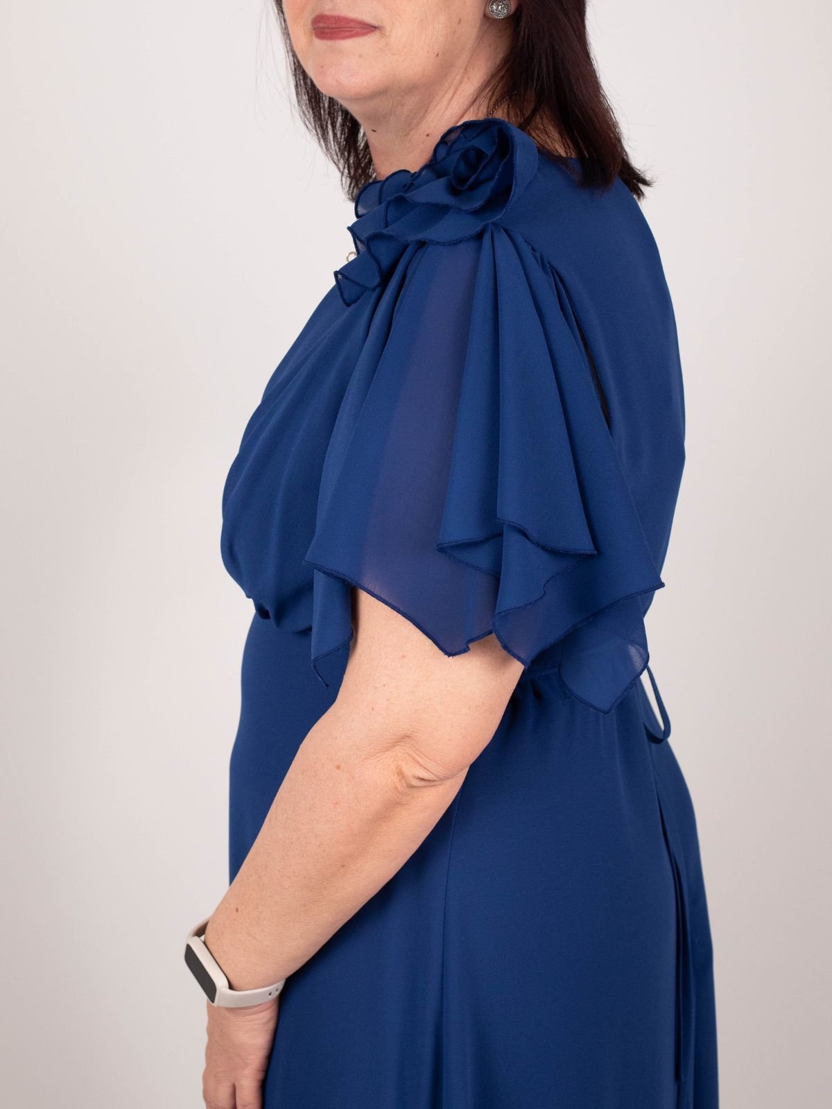 Rinascimento Curvy - Abito lungo georgette - Donna - World Fashion
