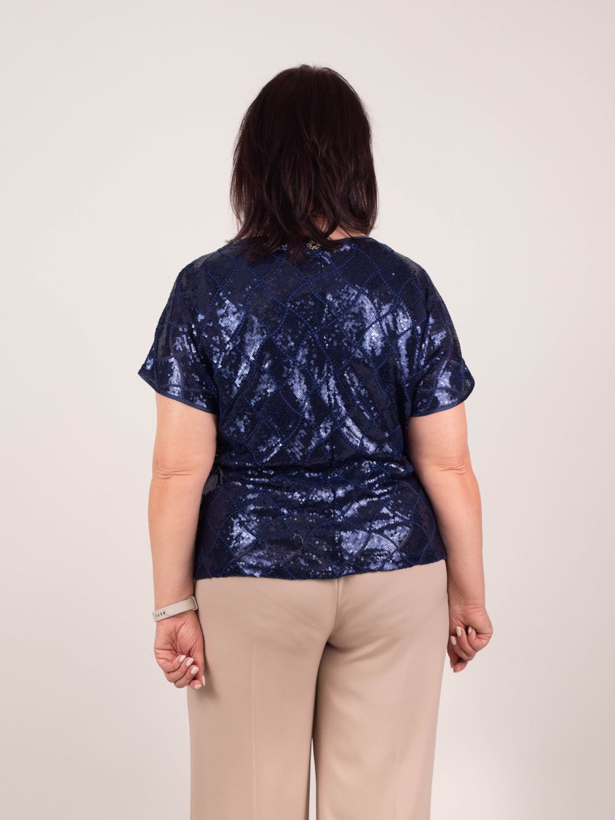 Rinascimento Curvy - Blusa con paillettes - Donna - World Fashion