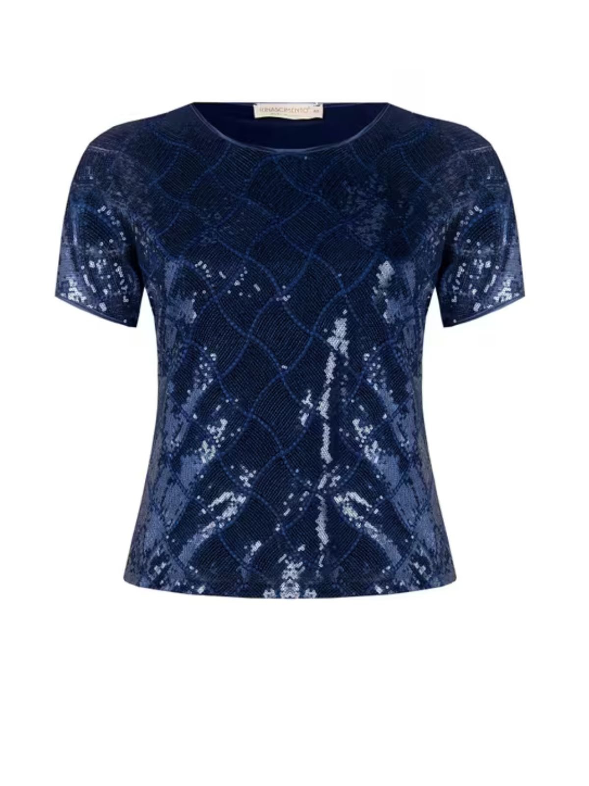 Rinascimento Curvy - Blusa con paillettes - Donna - World Fashion