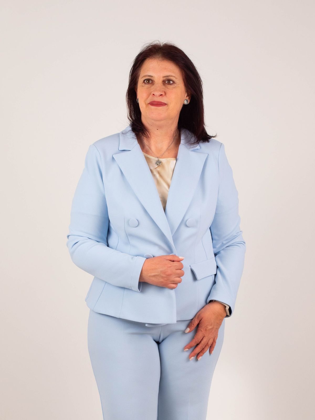 Rinascimento Curvy - Giacca doppiopetto in tessuto crèpe - Donna - World Fashion