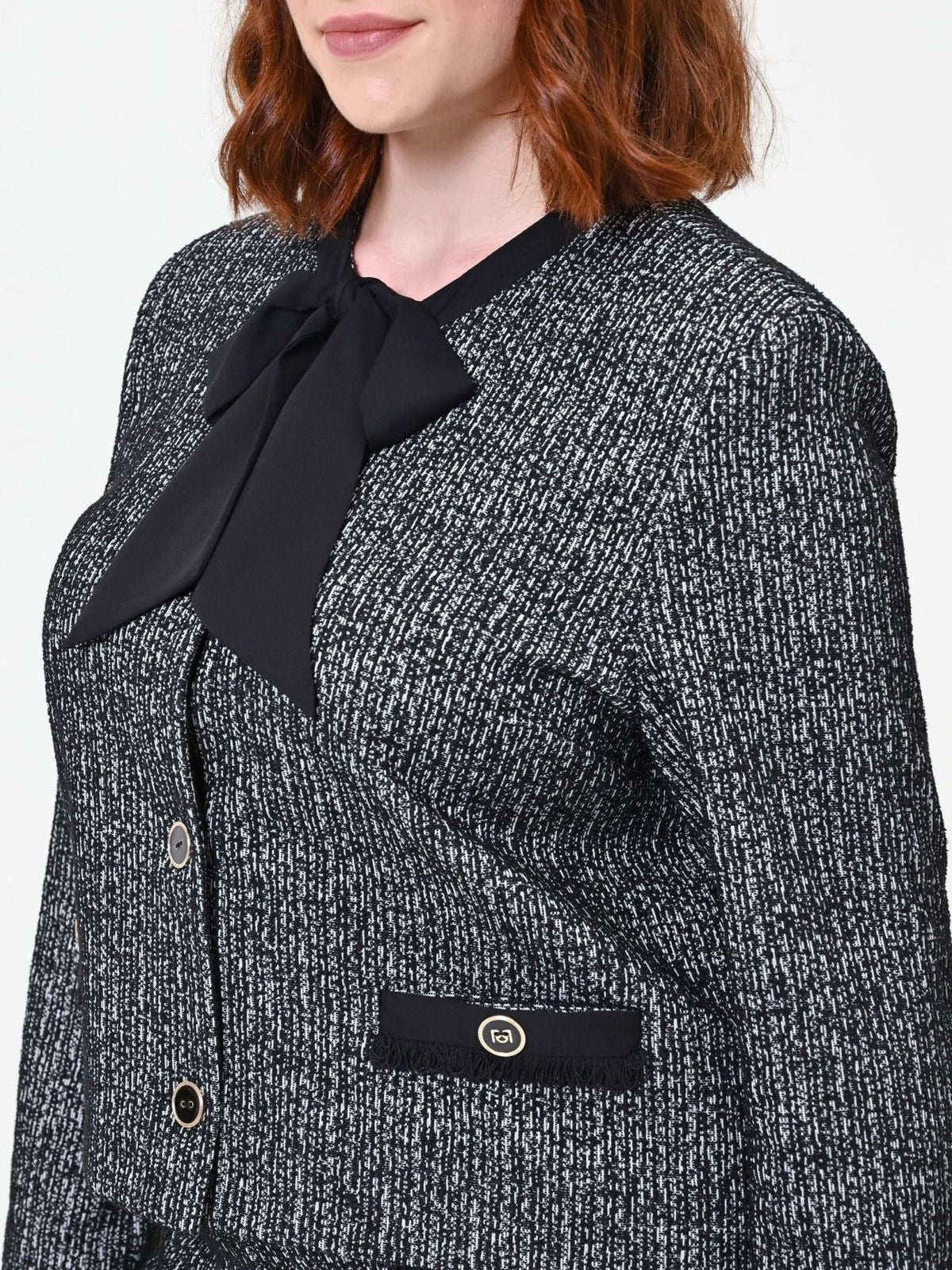 Rinascimento Curvy - Giacca in bouclé - Donna - World Fashion