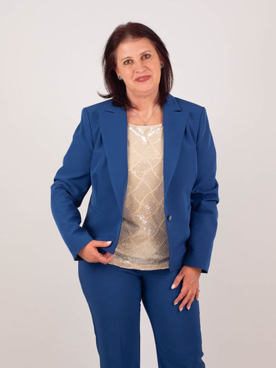 Rinascimento Curvy - Giacca monopetto. - Donna