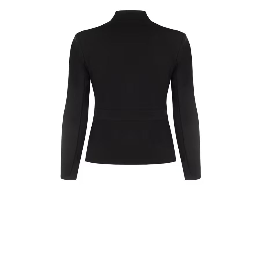 Rinascimento Curvy - Giacca zip in tessuto crepe - Donna - World Fashion