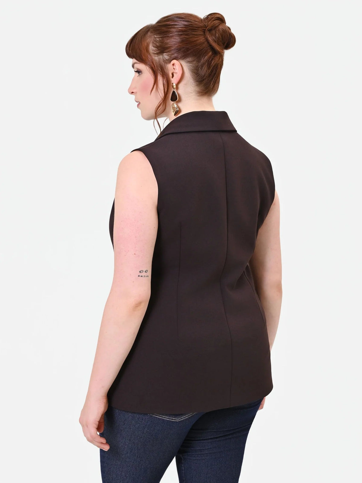 Rinascimento Curvy - Gilet In Tessuto Crepe - Donna - World Fashion