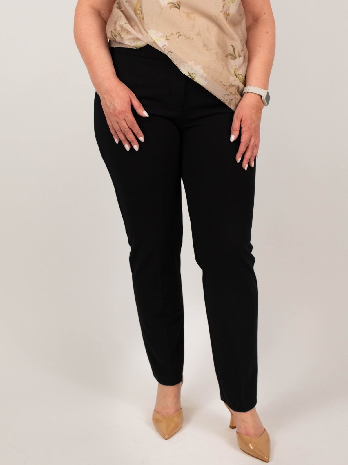 Rinascimento Curvy - Pantalone con coulisse skinny - Donna - World Fashion