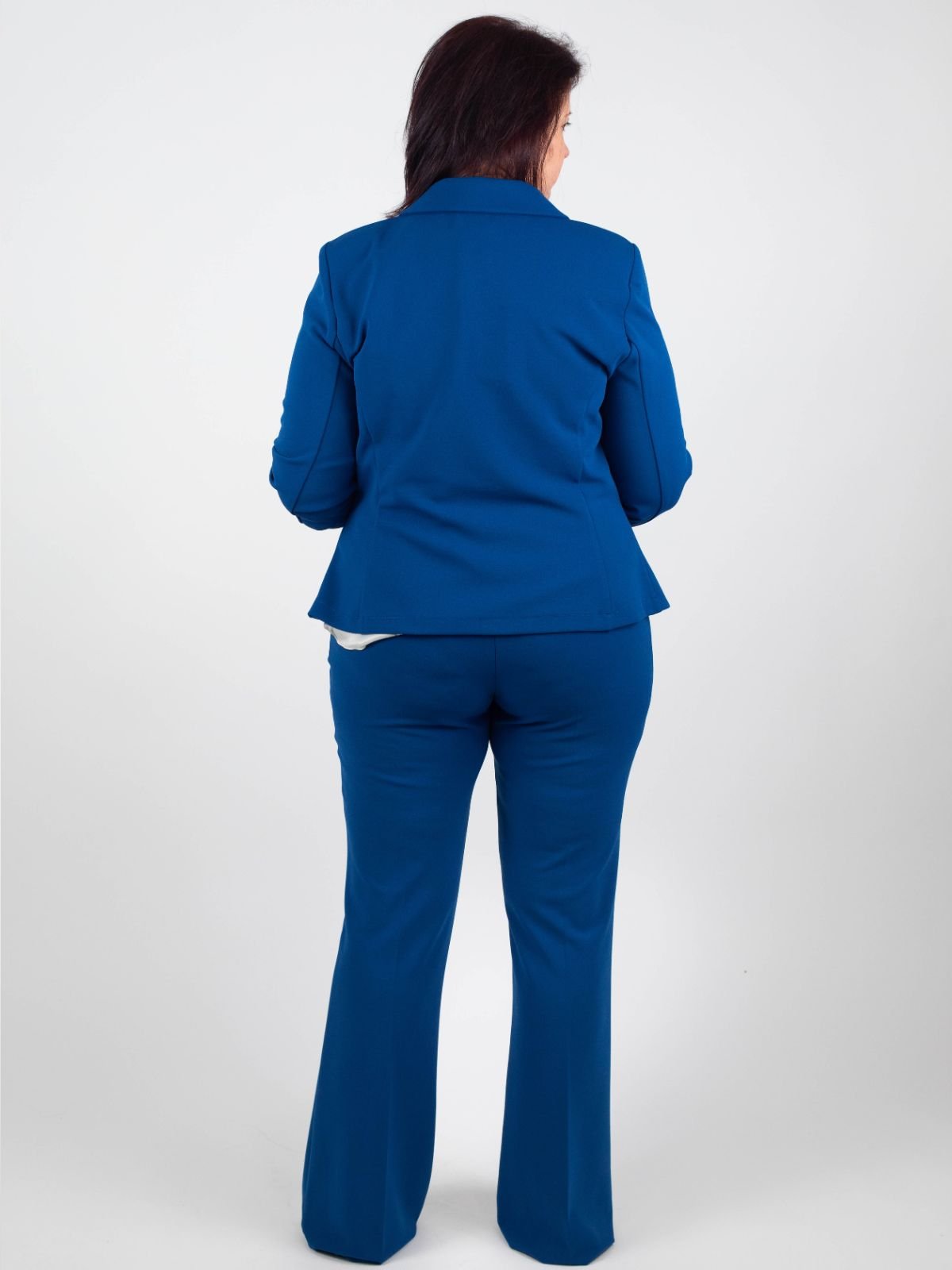 Rinascimento Curvy - Pantalone con coulisse zampa tessuto crèpe - Donna - World Fashion