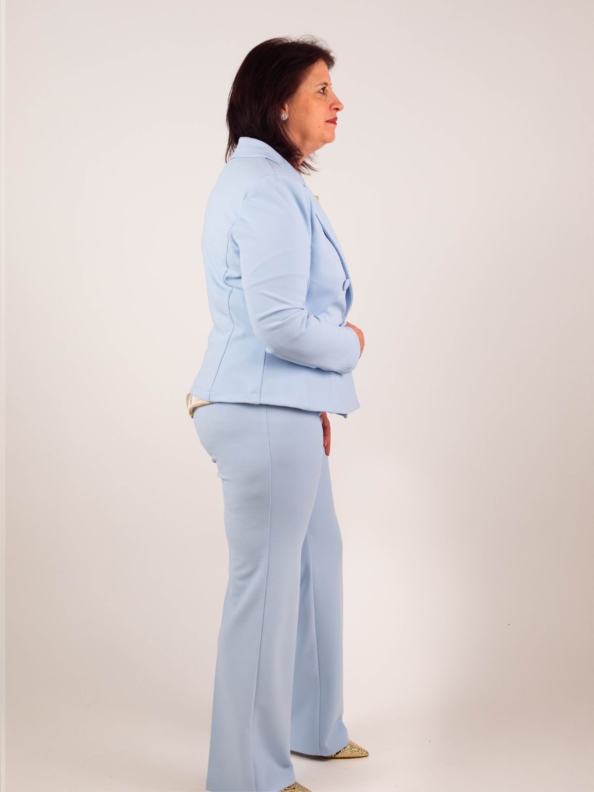 Rinascimento Curvy - Pantalone Palazzo - Donna - World Fashion