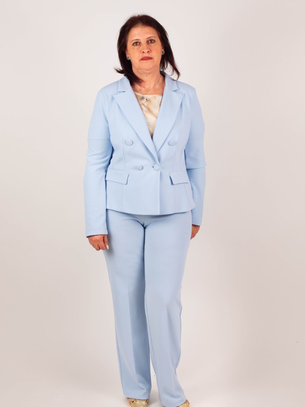 Rinascimento Curvy - Pantalone Palazzo - Donna - World Fashion