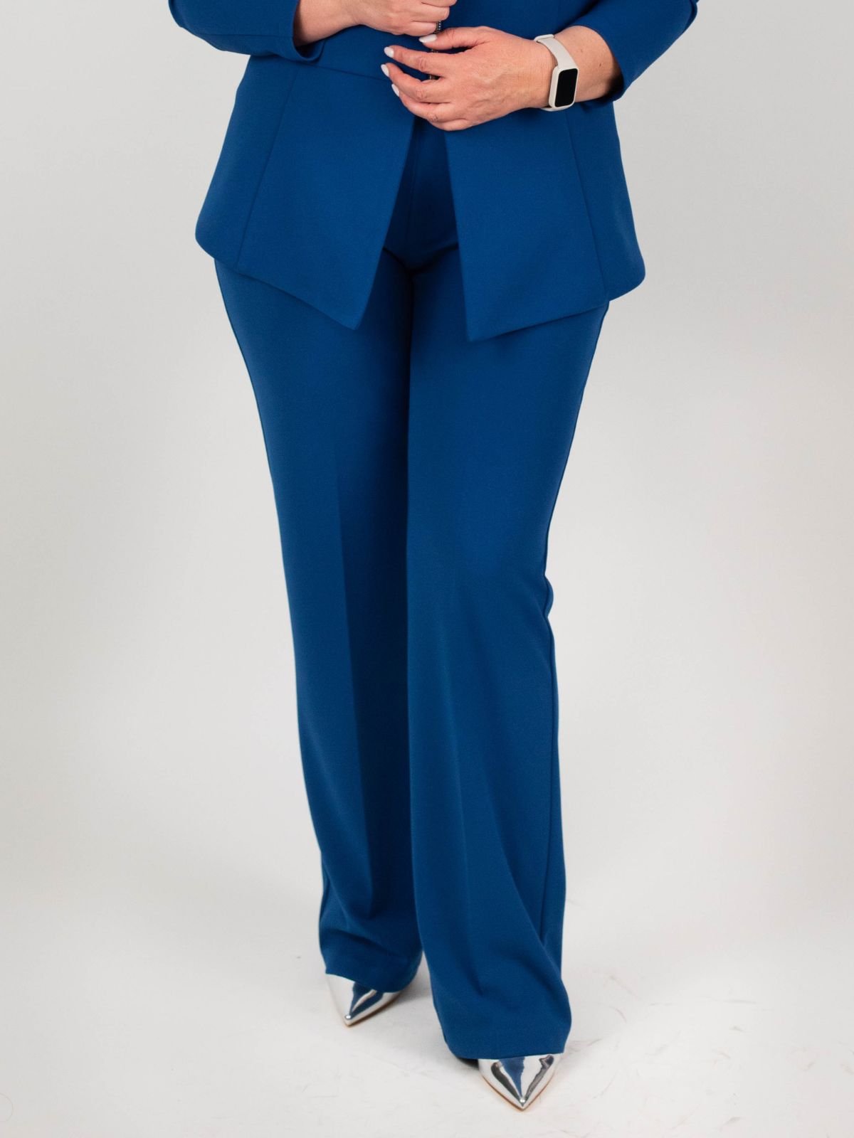 Rinascimento Curvy - Pantalone tessuto crépe dritto - Donna - World Fashion