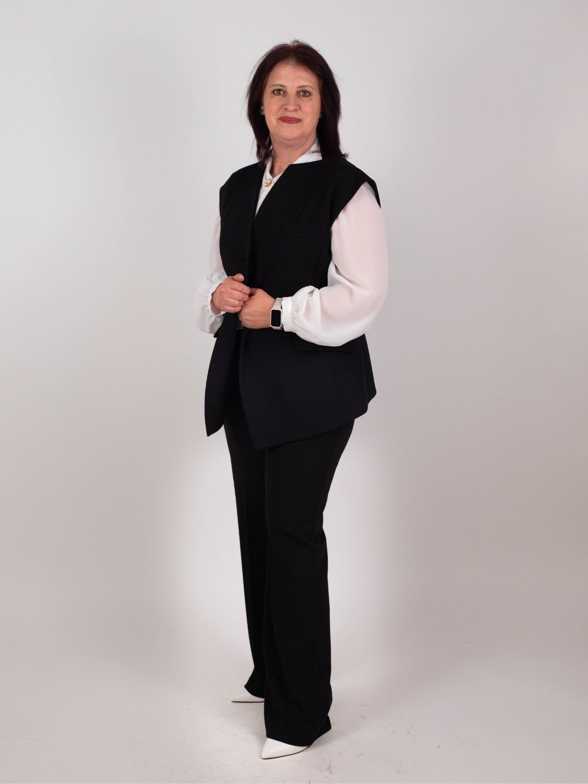 Rinascimento Curvy - Pantalone tessuto crépe dritto - Donna - World Fashion