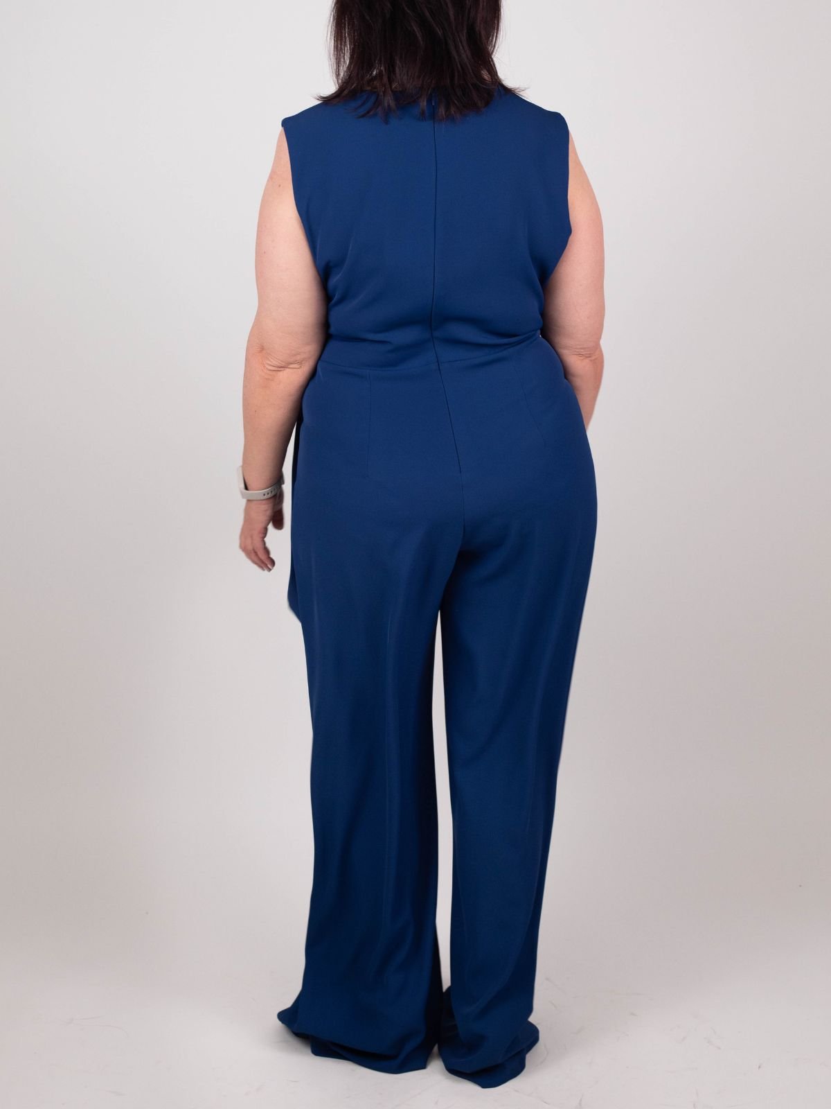 Rinascimento Curvy - Tuta intera tessuto fluido palazzo - Donna - World Fashion
