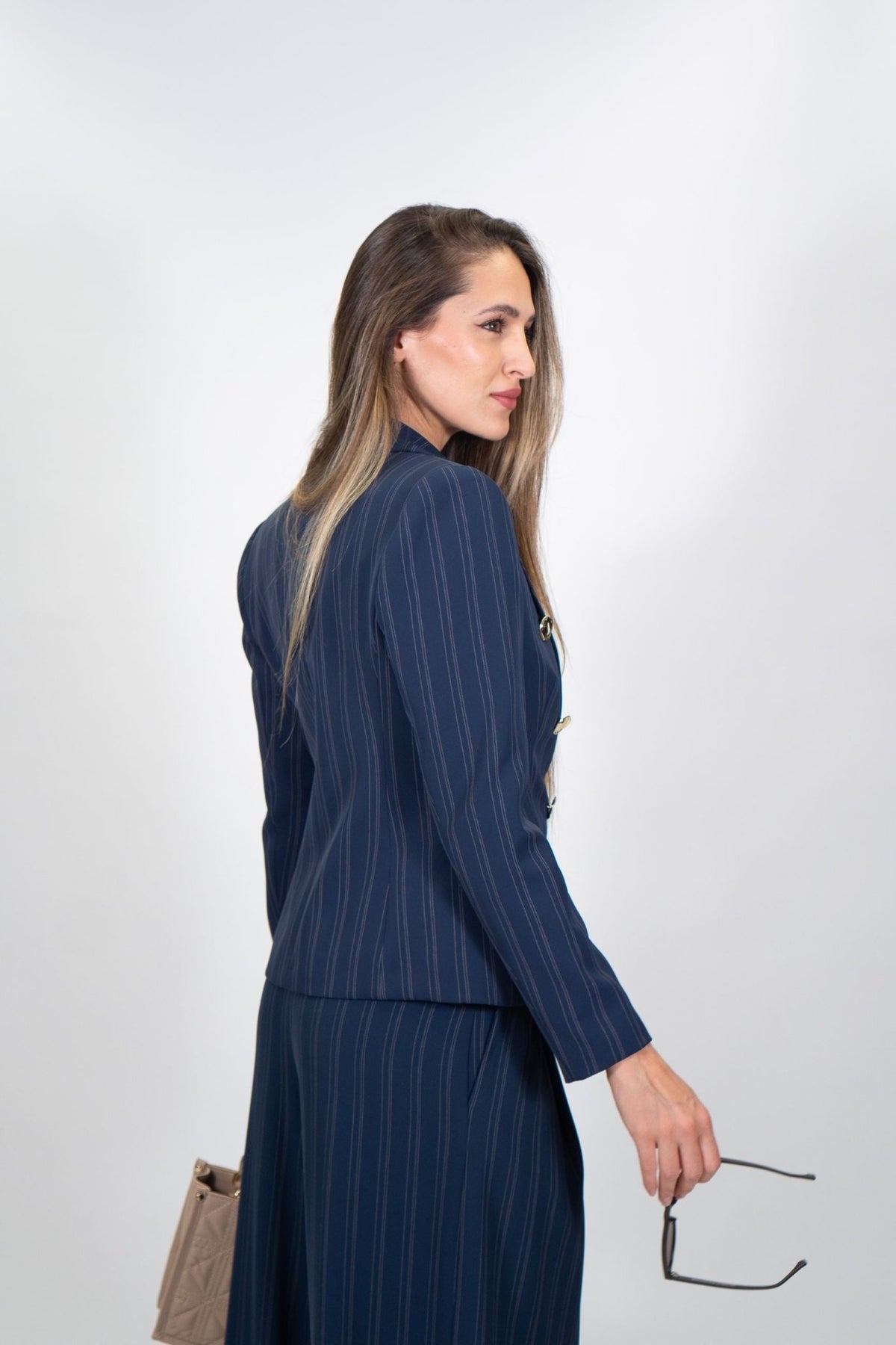 Rinascimento - Giacca doppiopetto gessata (Giorgia Palmas X Rinascimento) - Donna - World Fashion