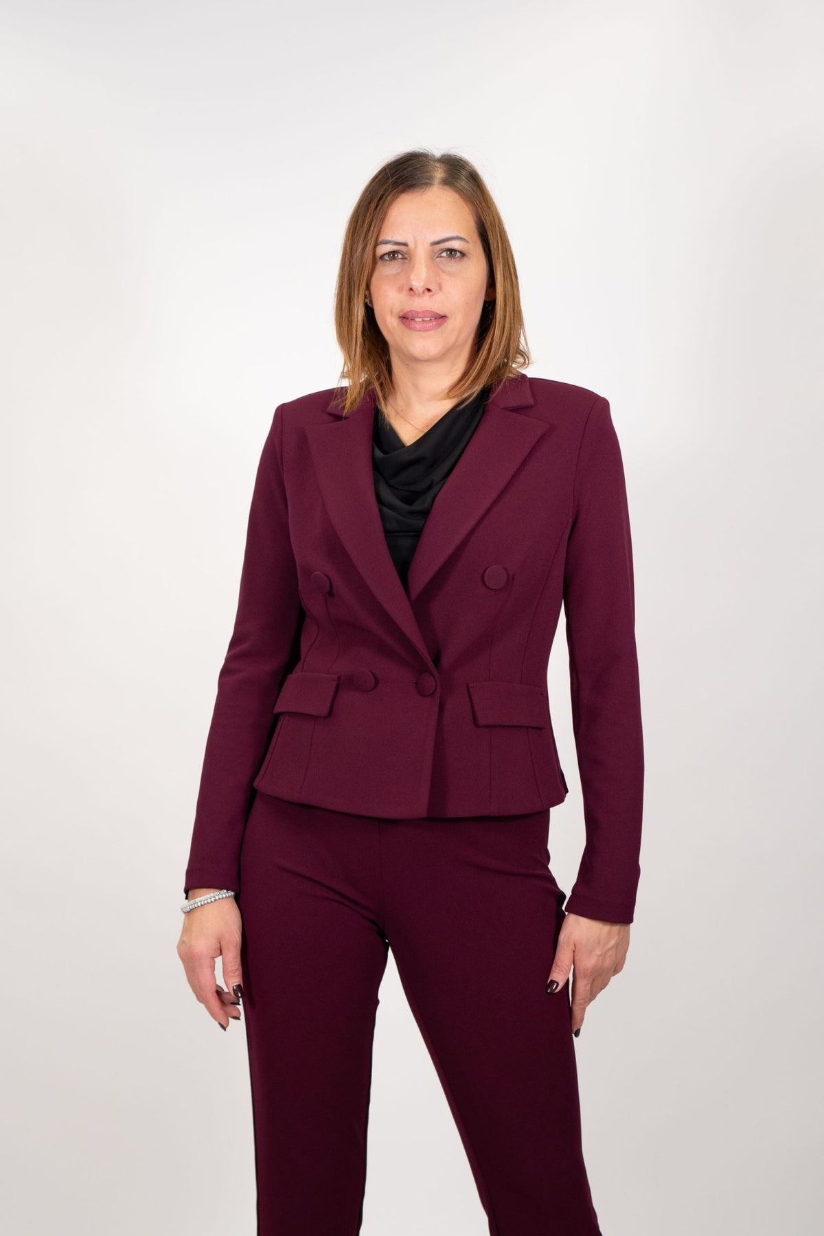 Rinascimento - Giacca doppiopetto in tessuto crepe - Donna - World Fashion