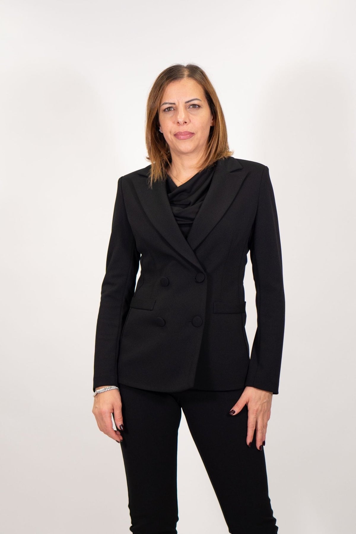 Rinascimento - Giacca doppiopetto tessuto crepe - Donna - World Fashion