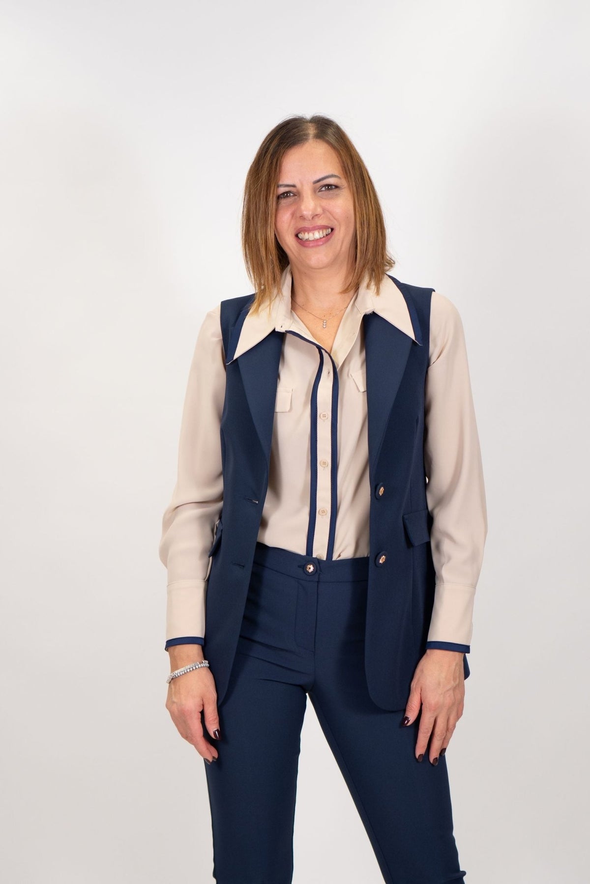 Rinascimento - Giacca smanicata in tessuto tecnico - Donna - World Fashion