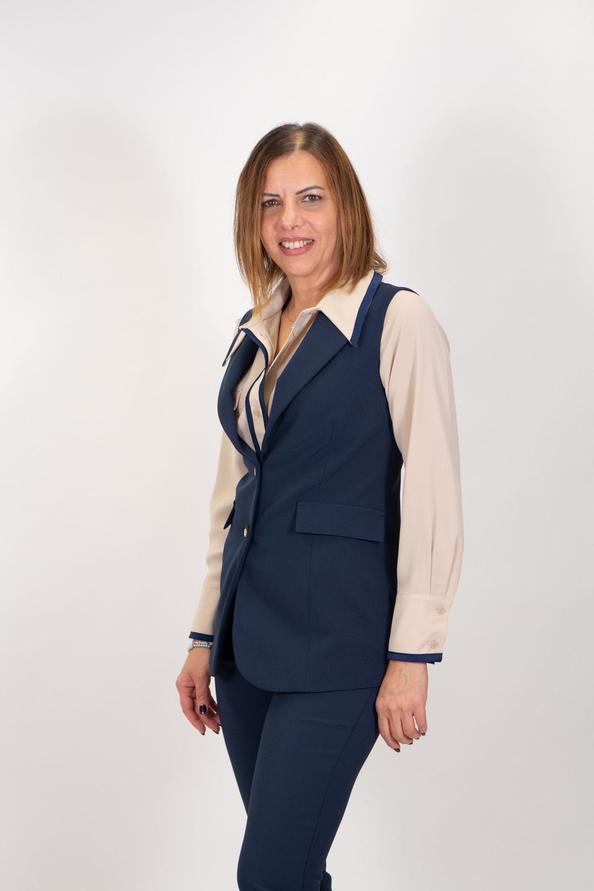 Rinascimento - Giacca smanicata in tessuto tecnico - Donna - World Fashion