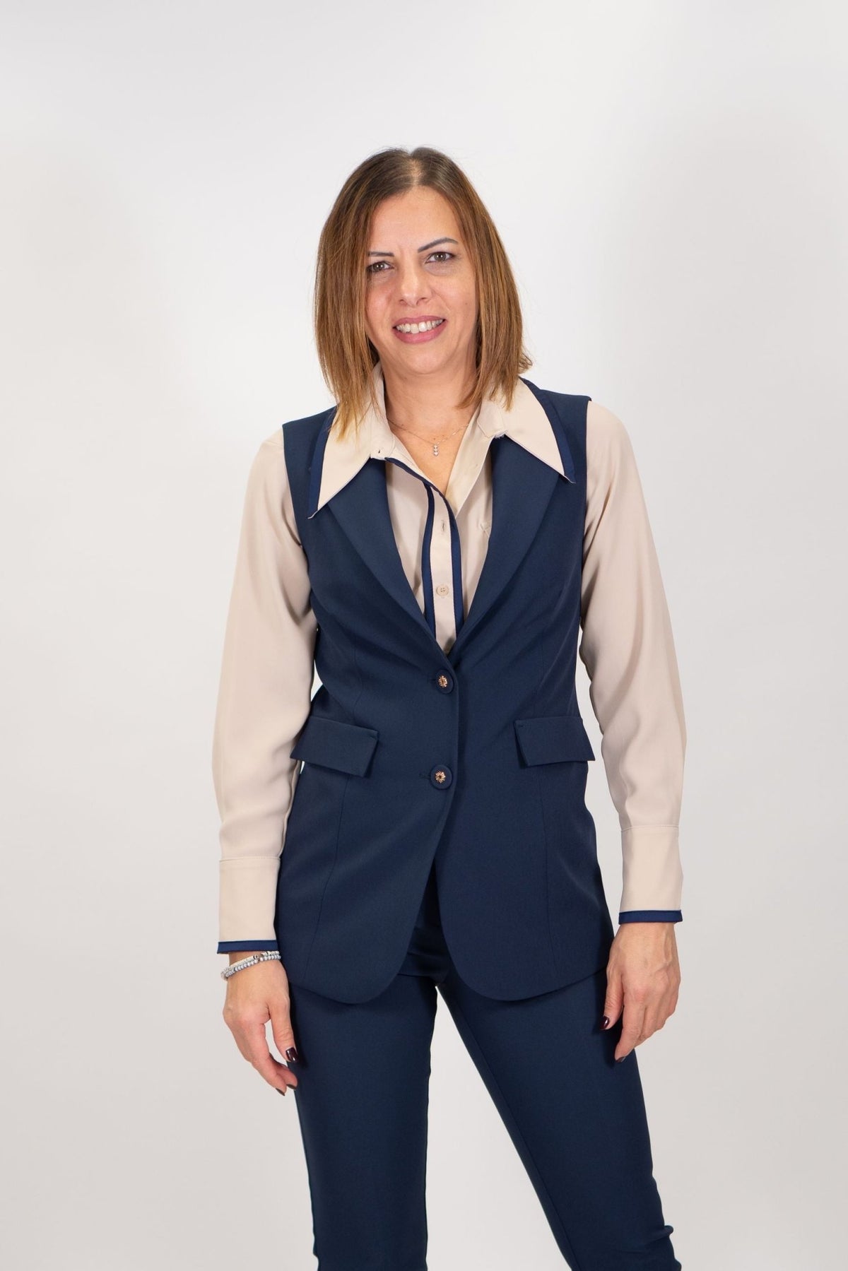 Rinascimento - Giacca smanicata in tessuto tecnico - Donna - World Fashion