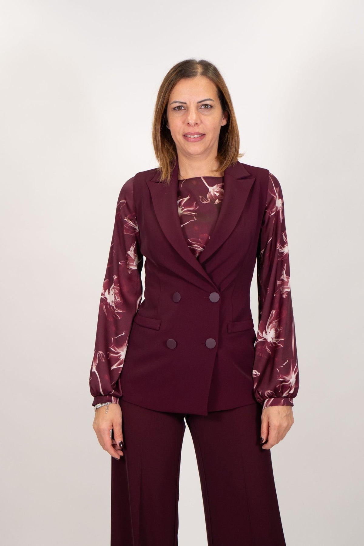 Rinascimento - Gilet Doppiopetto In Cadi - Donna - World Fashion