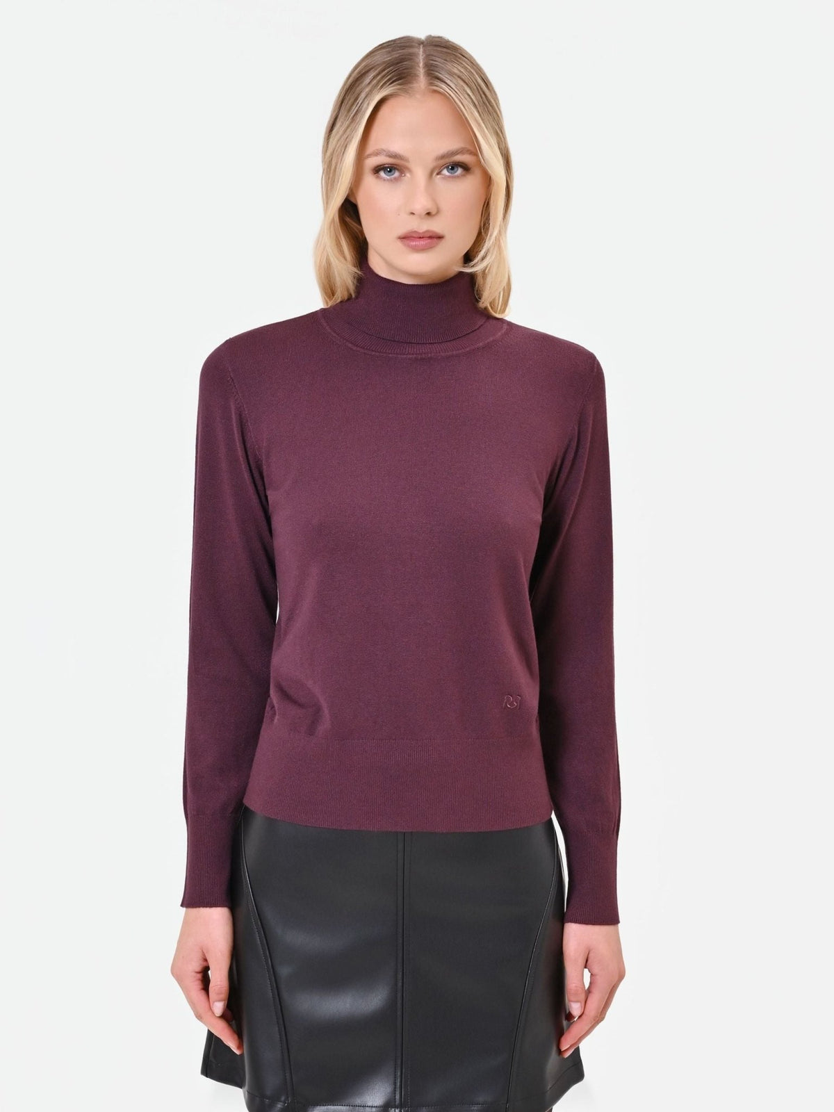 Rinascimento - Maglia dolcevita in misto viscosa - Donna - World Fashion