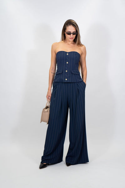 Rinascimento - Pantalone palazzo gessato (Giorgia Palmas X Rinascimento) - Donna