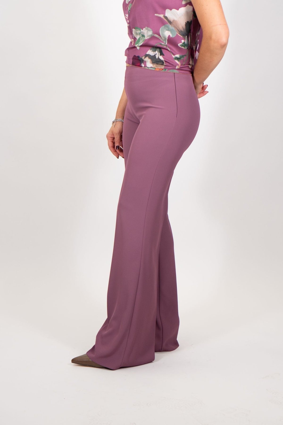 Rinascimento - Pantalone Palazzo In Cadi - Donna - World Fashion
