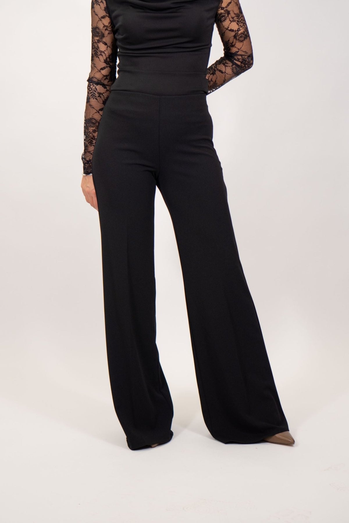 Rinascimento - Pantalone palazzo in crepe - Donna - World Fashion