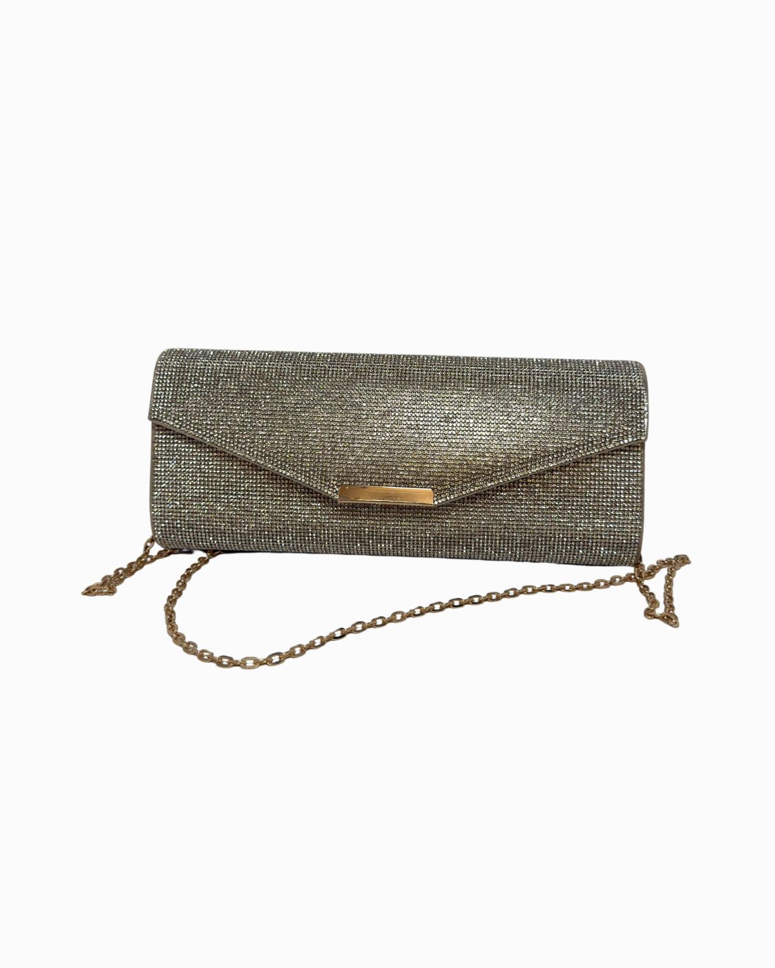 Rinascimento - Pochette con strass e catena - Donna - World Fashion