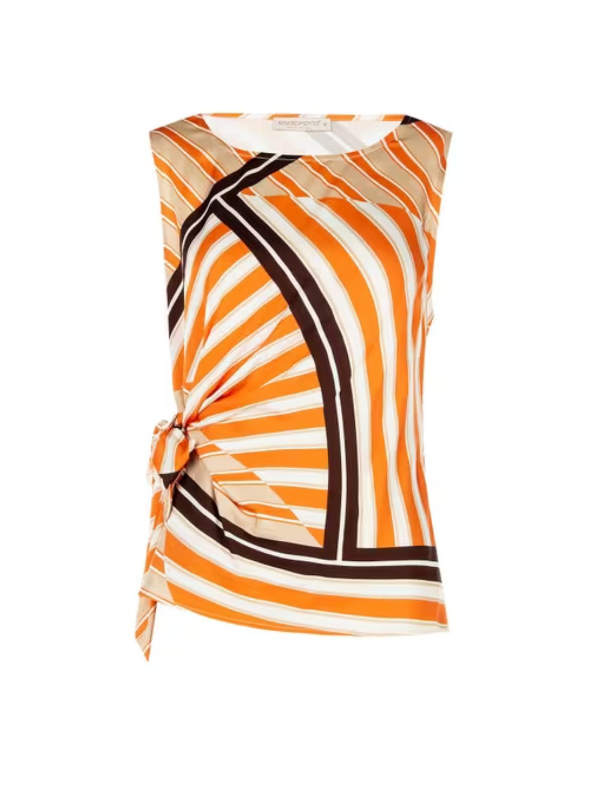 Rinascimento - Top Sfiancato In Viscosa Con Nodo Sul Fianco Rinascimento - Donna - World Fashion
