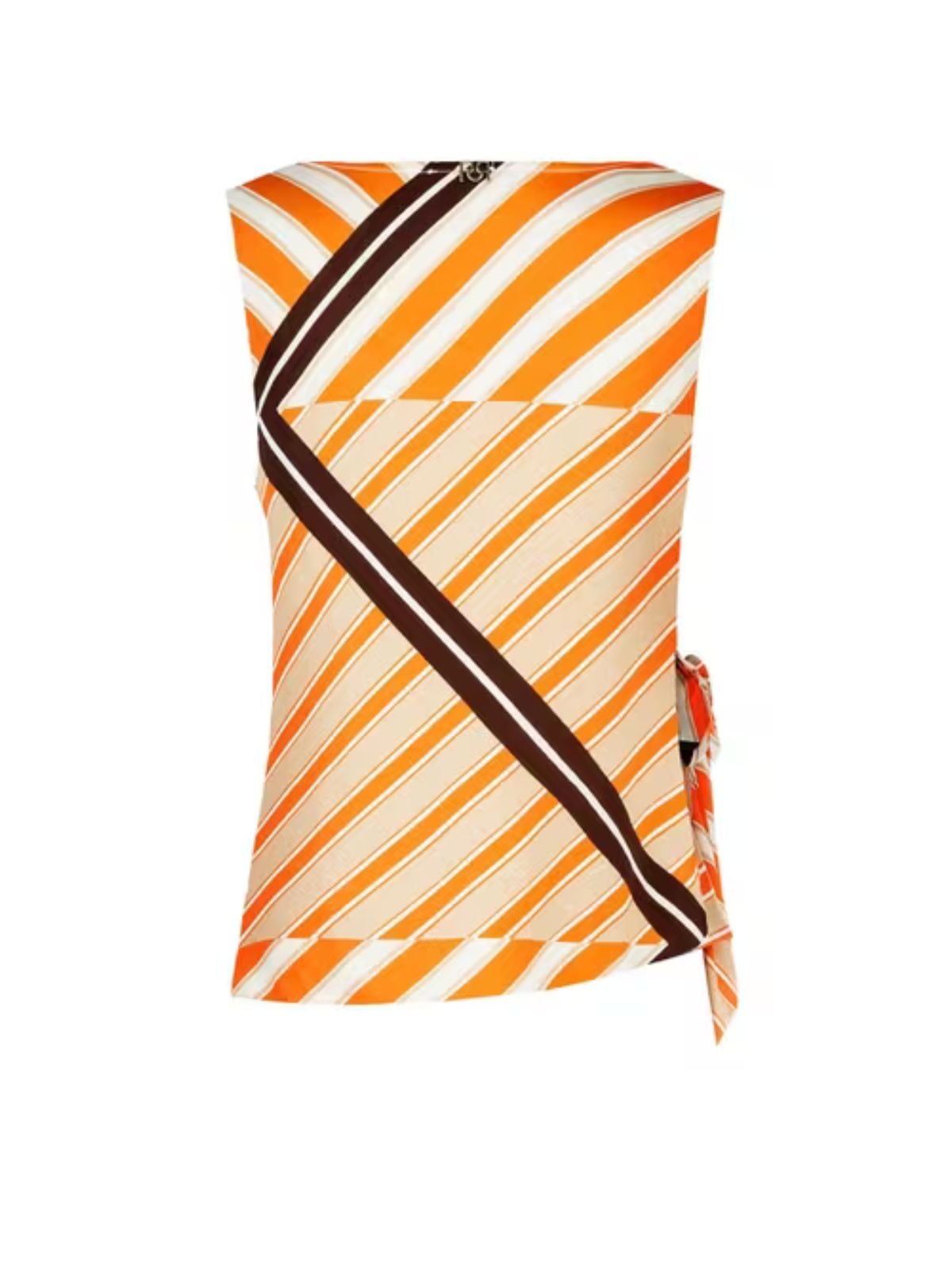 Rinascimento - Top Sfiancato In Viscosa Con Nodo Sul Fianco Rinascimento - Donna - World Fashion