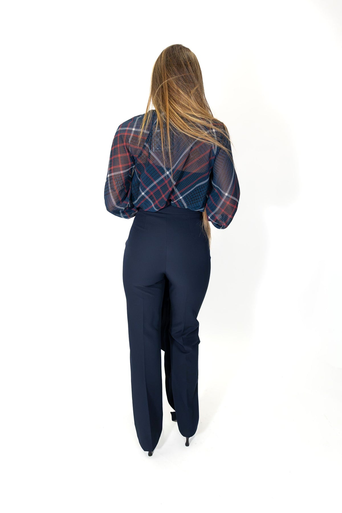 Fracomina - Pantalone regular in tessuto stretch - Donna