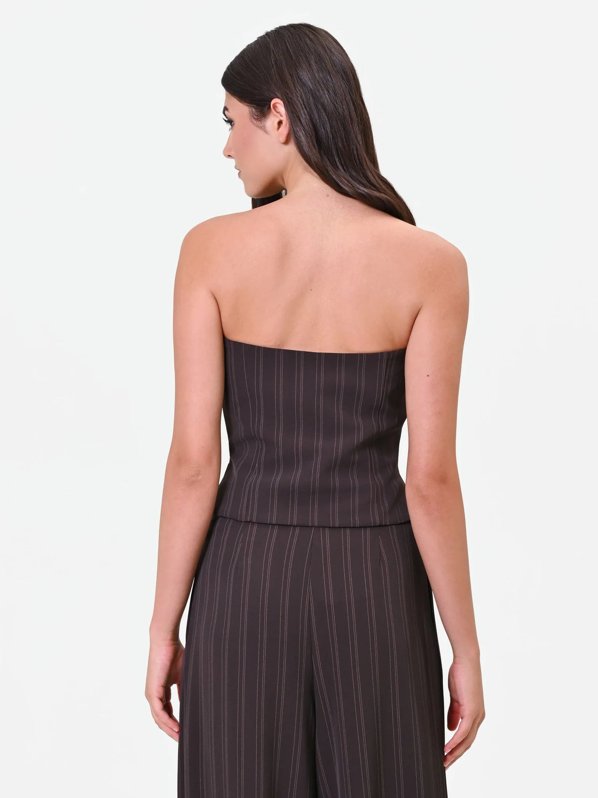 Rinascimento - Top bustier gessato (Giorgia Palmas X Rinascimento) - Donna