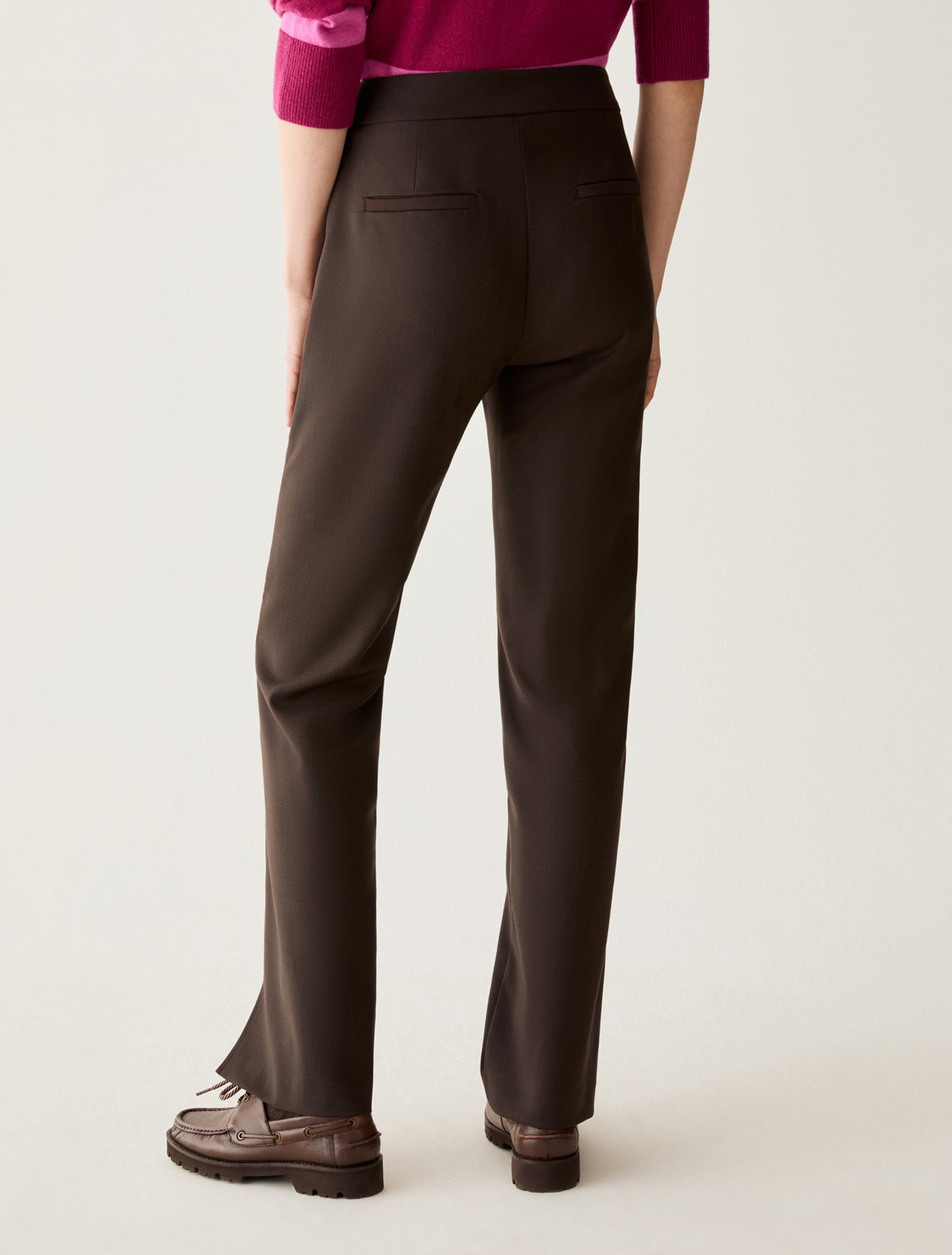 PennyBlack - Pantaloni con dettagli in raso - Donna