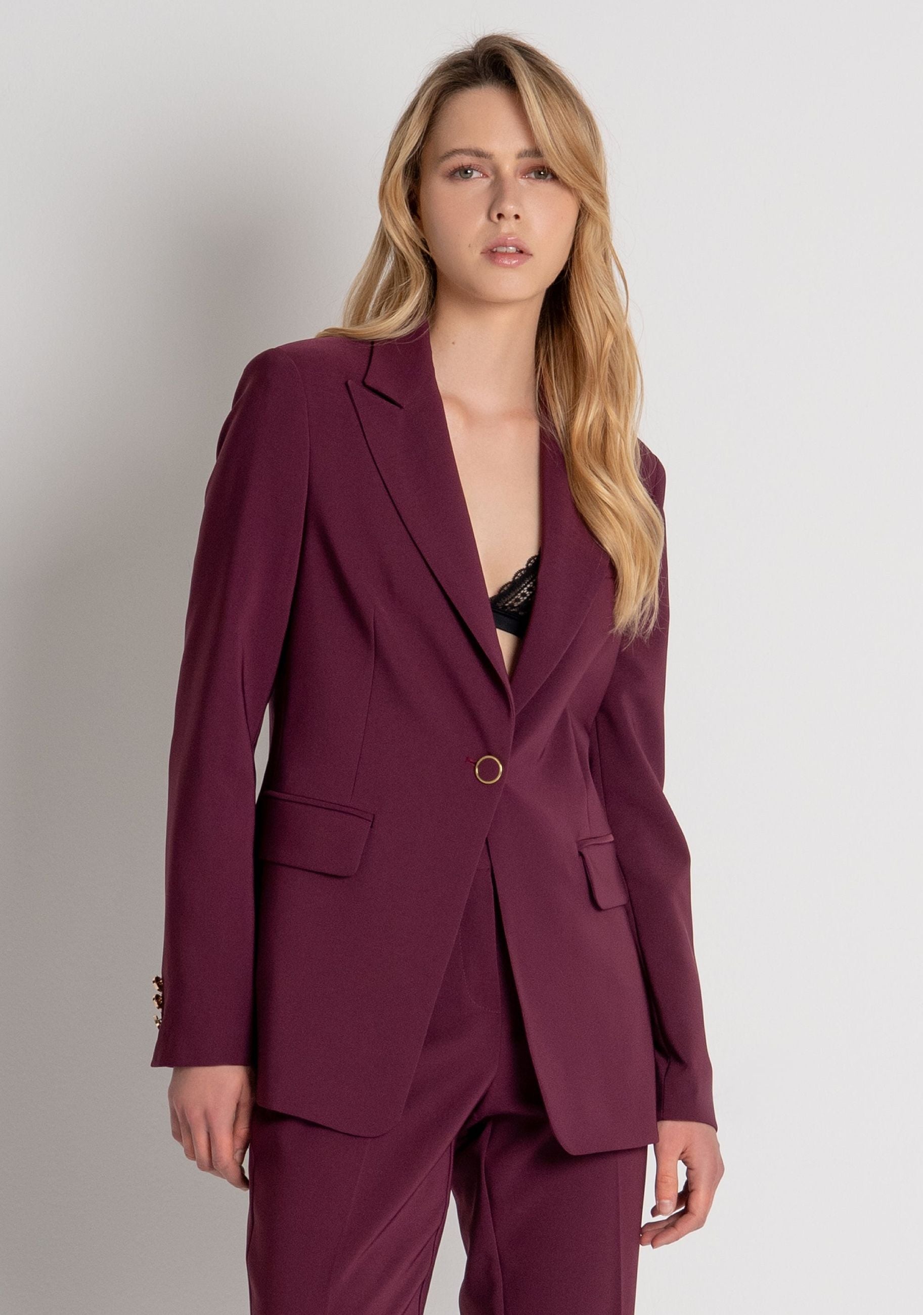 Fracomina - Blazer regular monopetto - Donna