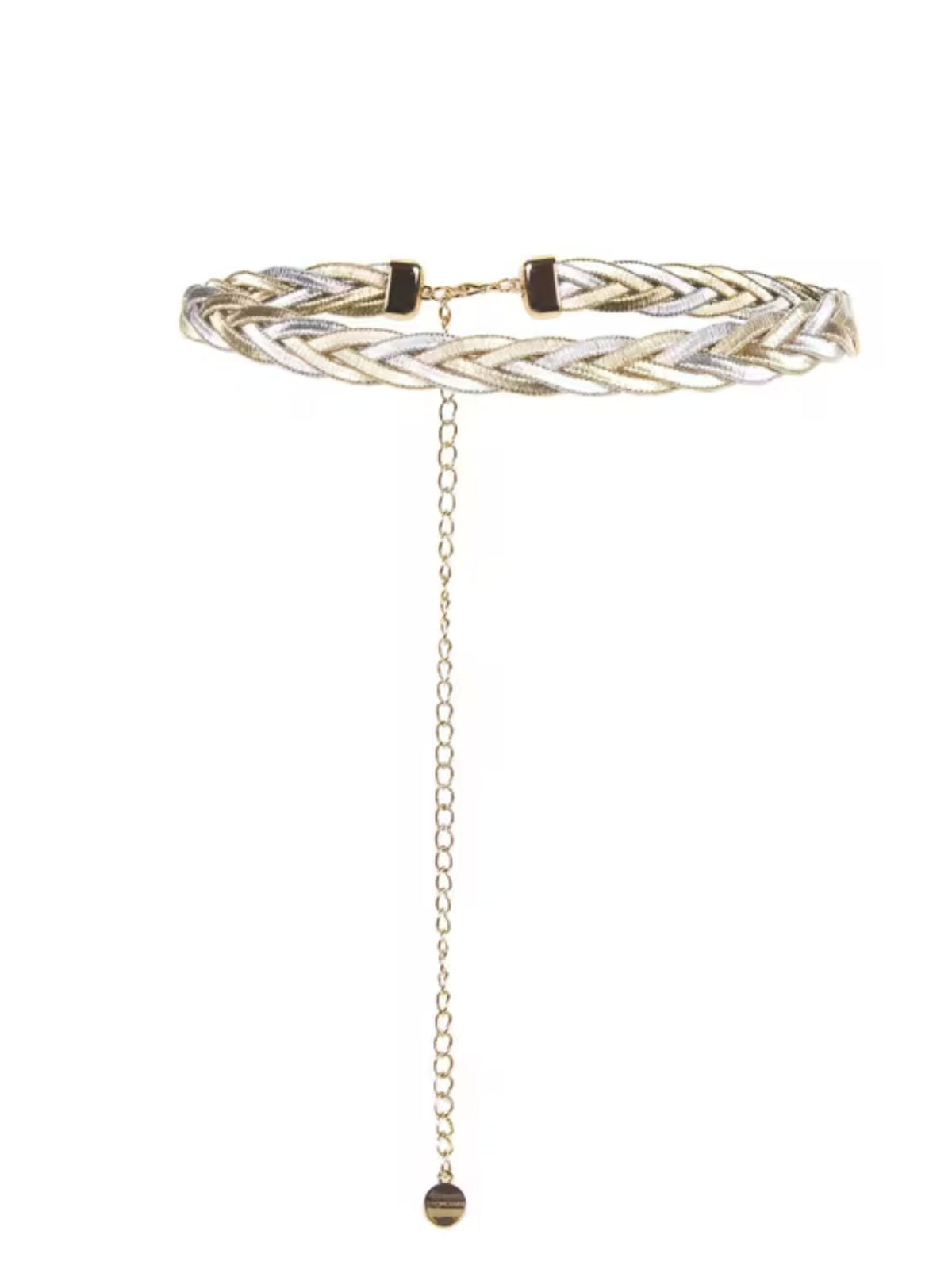 Rinascimento - Cintura gioiello con intreccio metallico - Donna