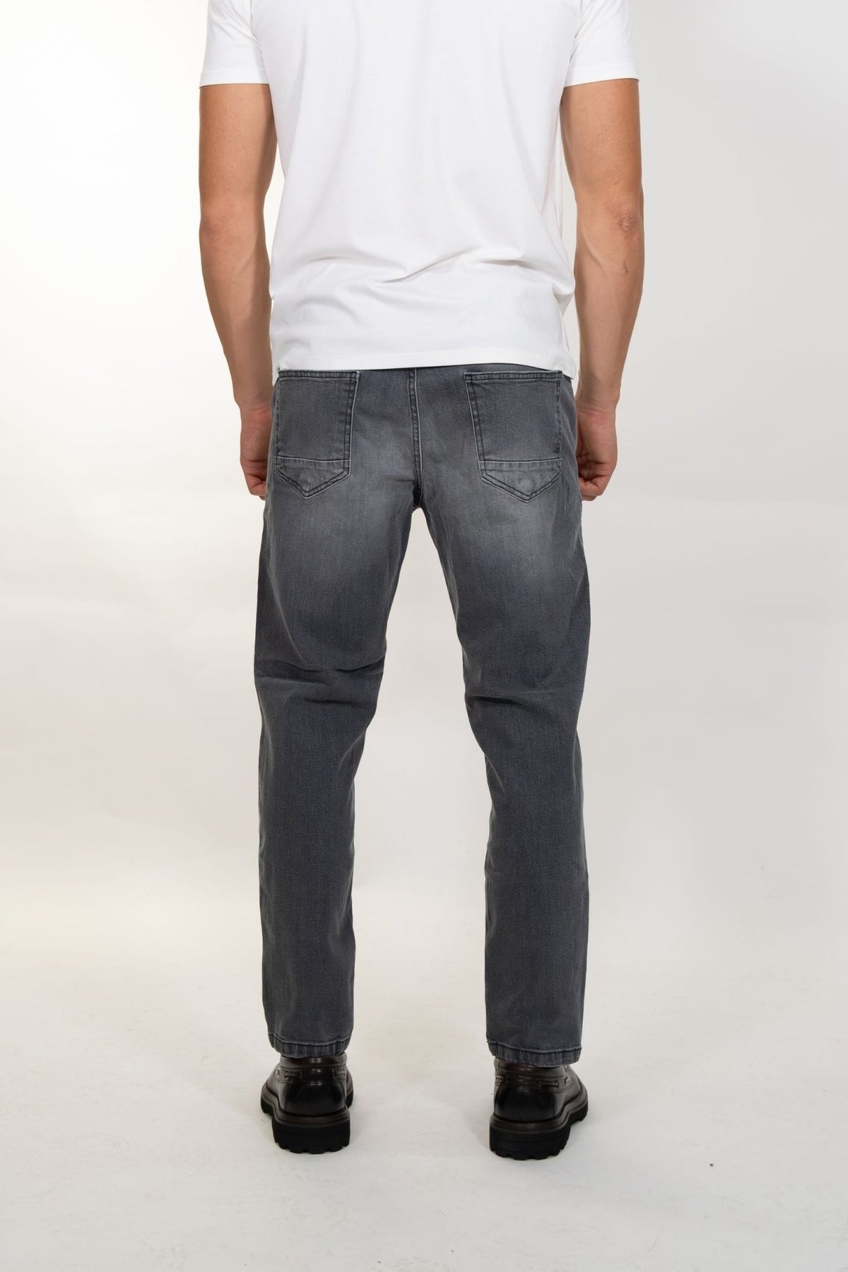 Squad2 - Jeans regular tapered grigio sfumato - Uomo - World Fashion