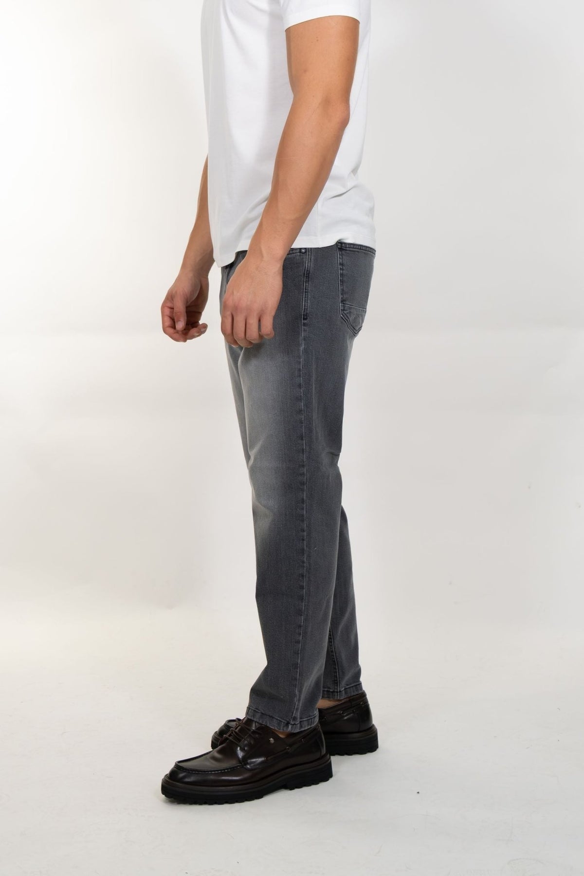 Squad2 - Jeans regular tapered grigio sfumato - Uomo - World Fashion