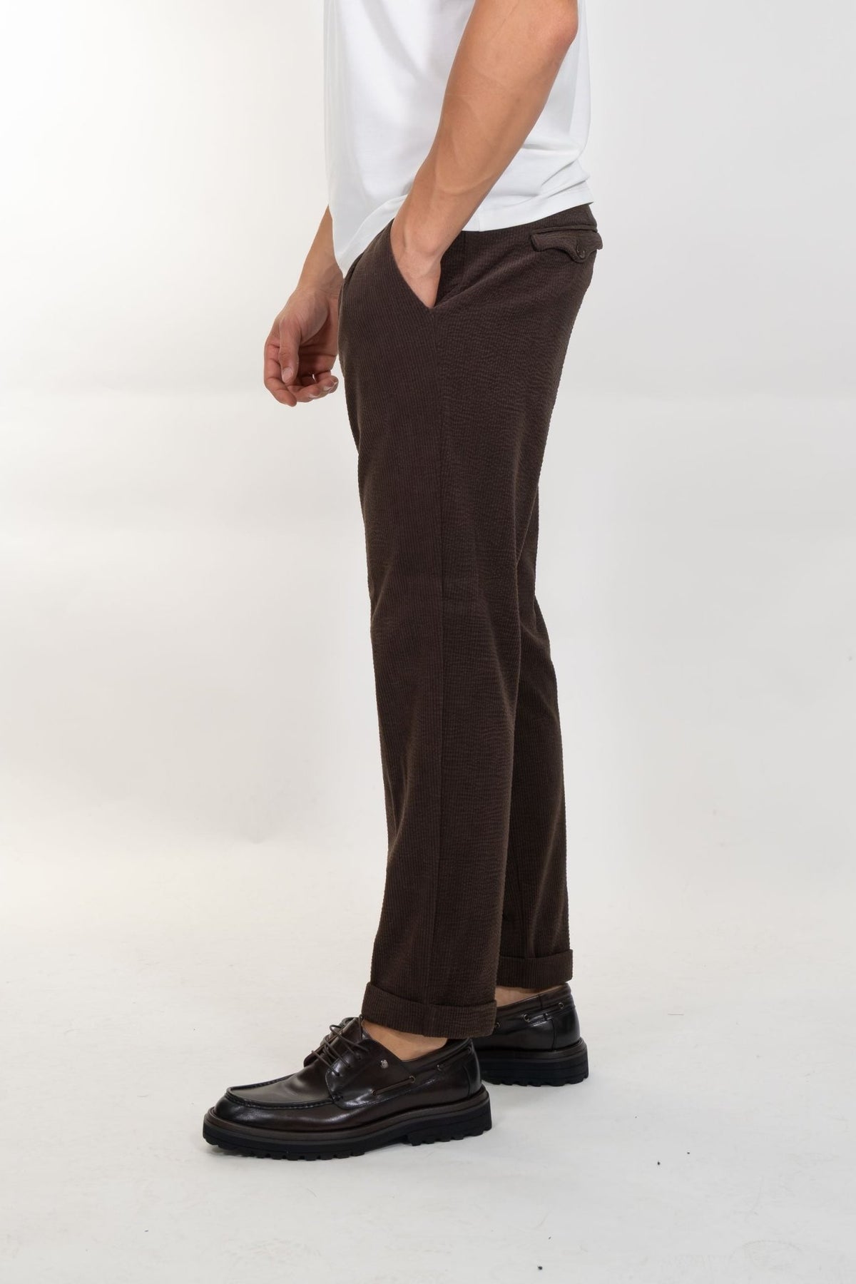 Squad2 - Pantalone in velluto a coste sottili - Uomo - World Fashion