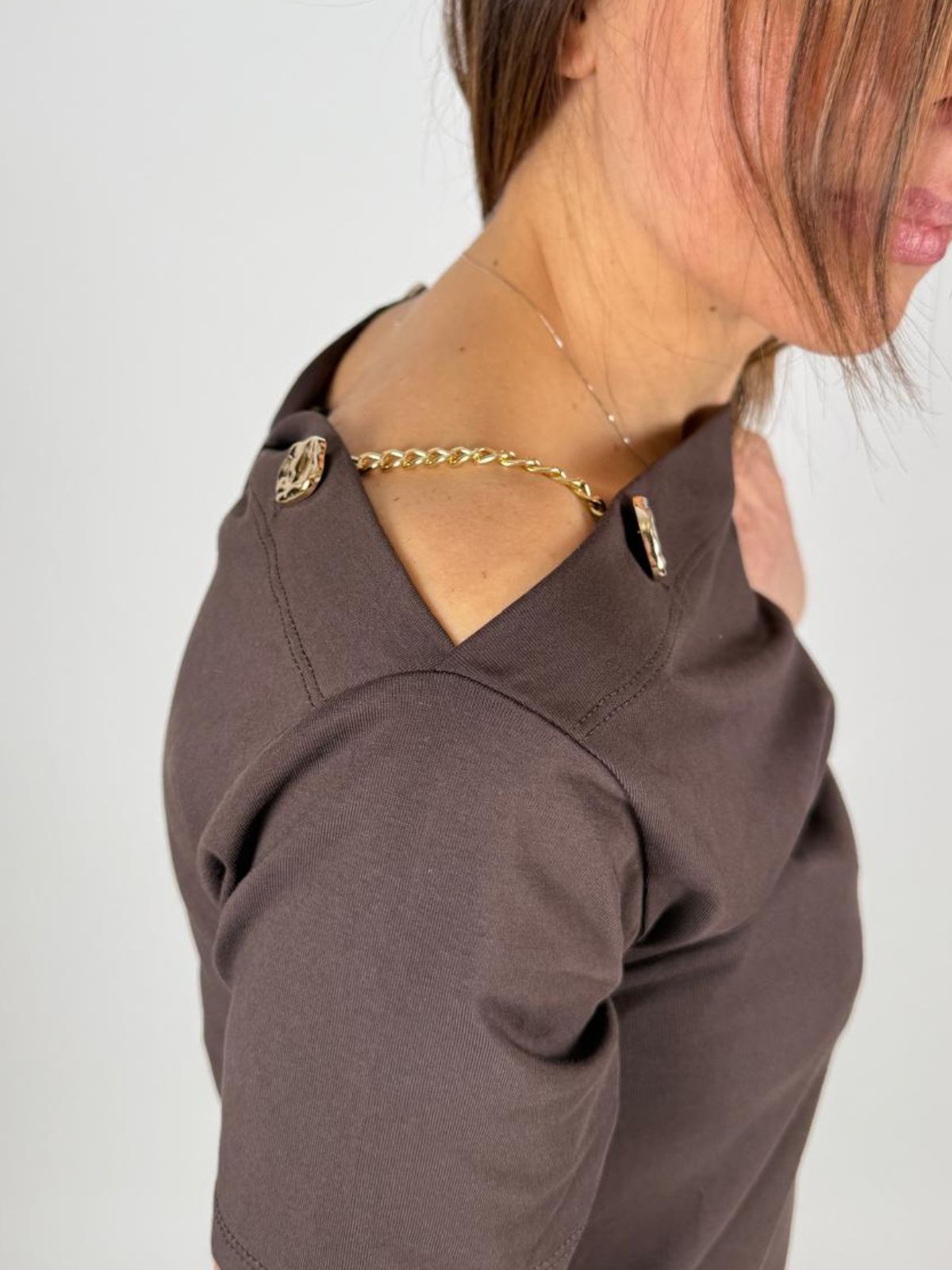 T-Shirt Barca Spalline Catena Donna - Lolita - World Fashion