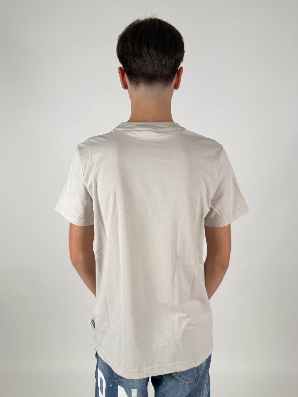 T-Shirt Basica Logo Grande Uomo - Icon - World Fashion