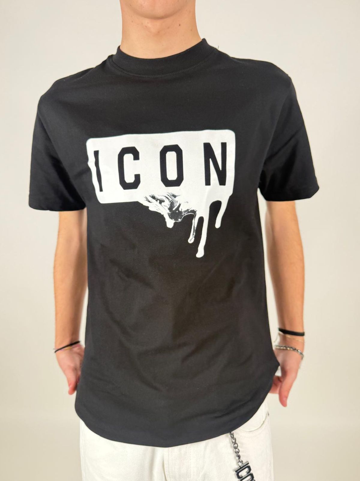 T-Shirt C/Logo Lucido Uomo - Icon - World Fashion