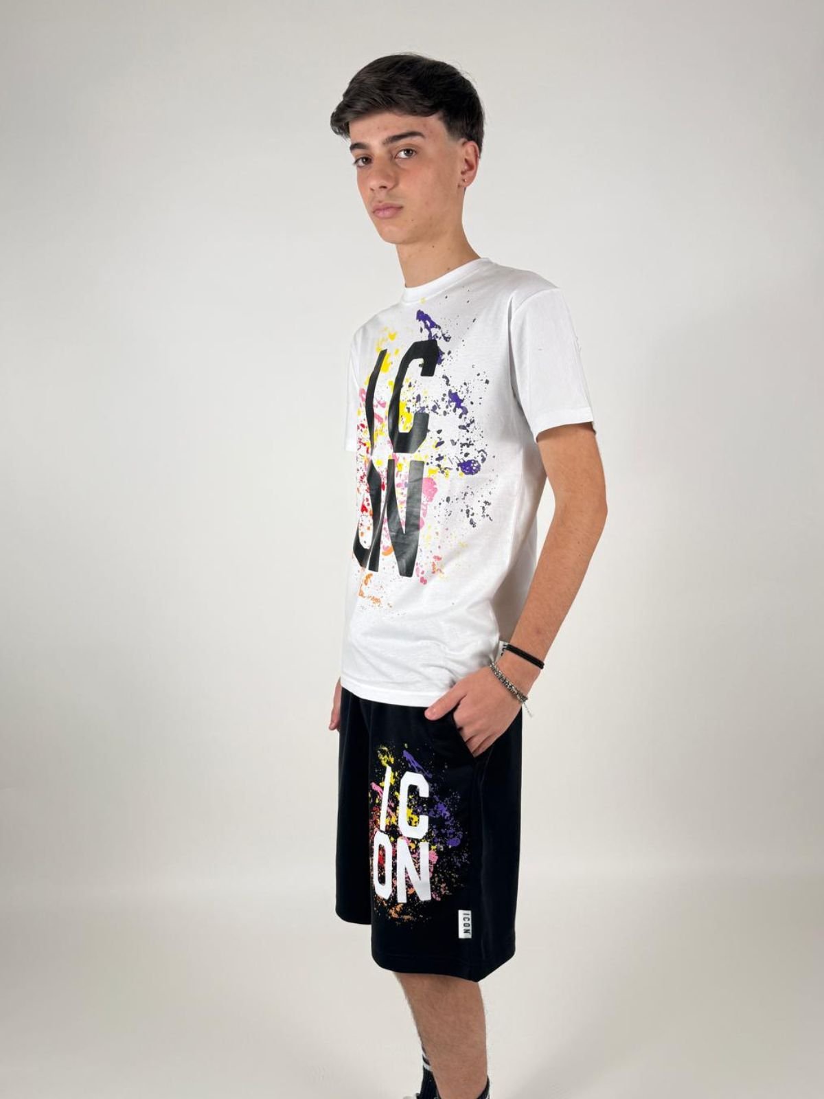 T-Shirt C/Logo Multicolor Uomo - Icon - World Fashion