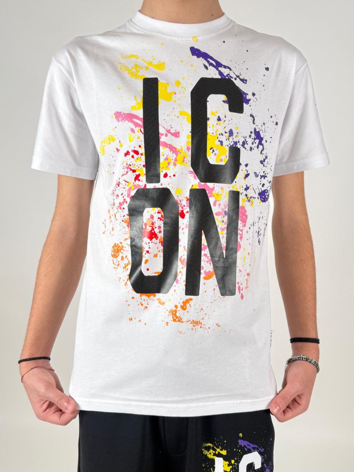 T-Shirt C/Logo Multicolor Uomo - Icon - World Fashion