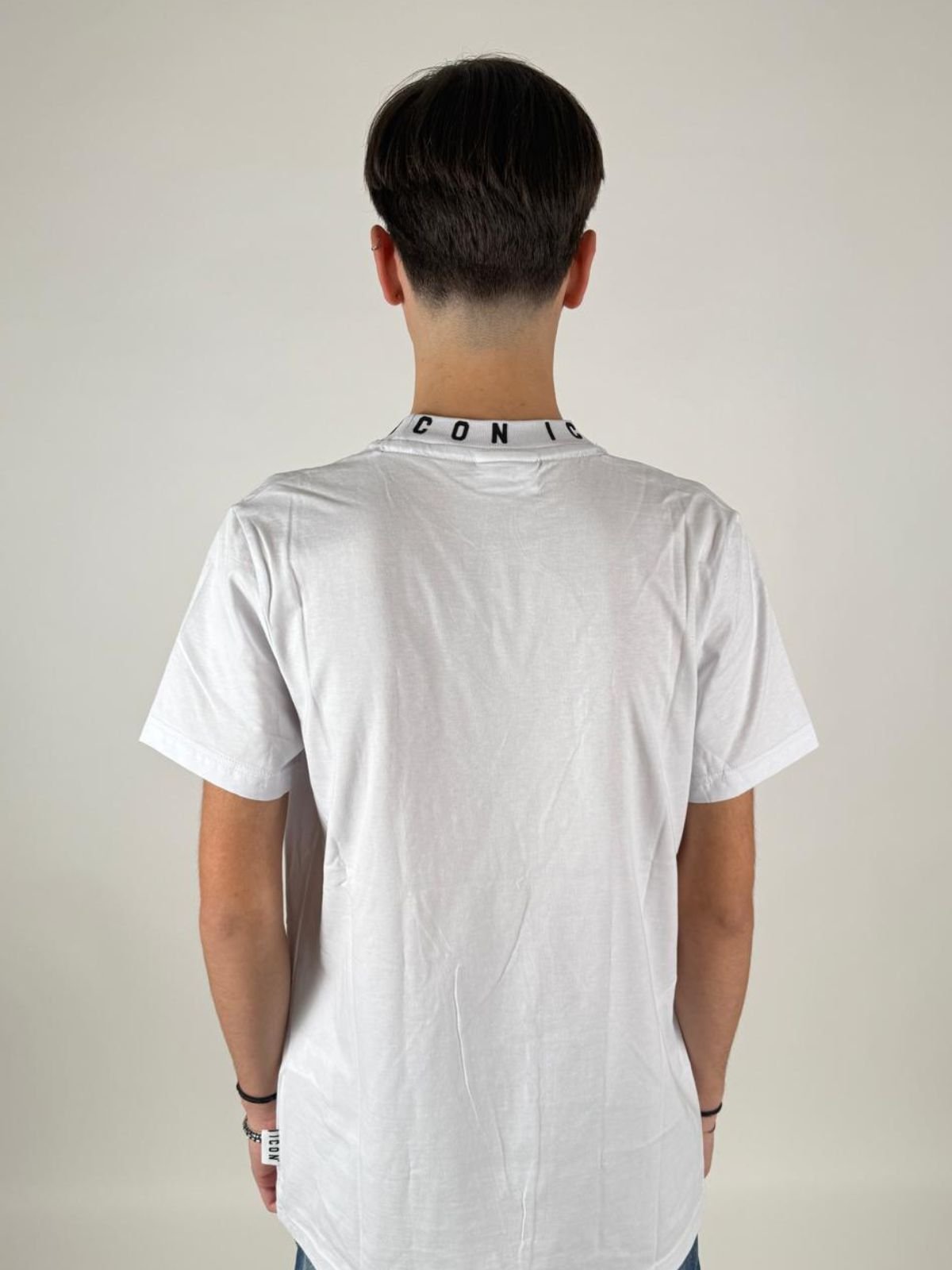 T-Shirt C/Logo Su Costina Uomo - Icon - World Fashion