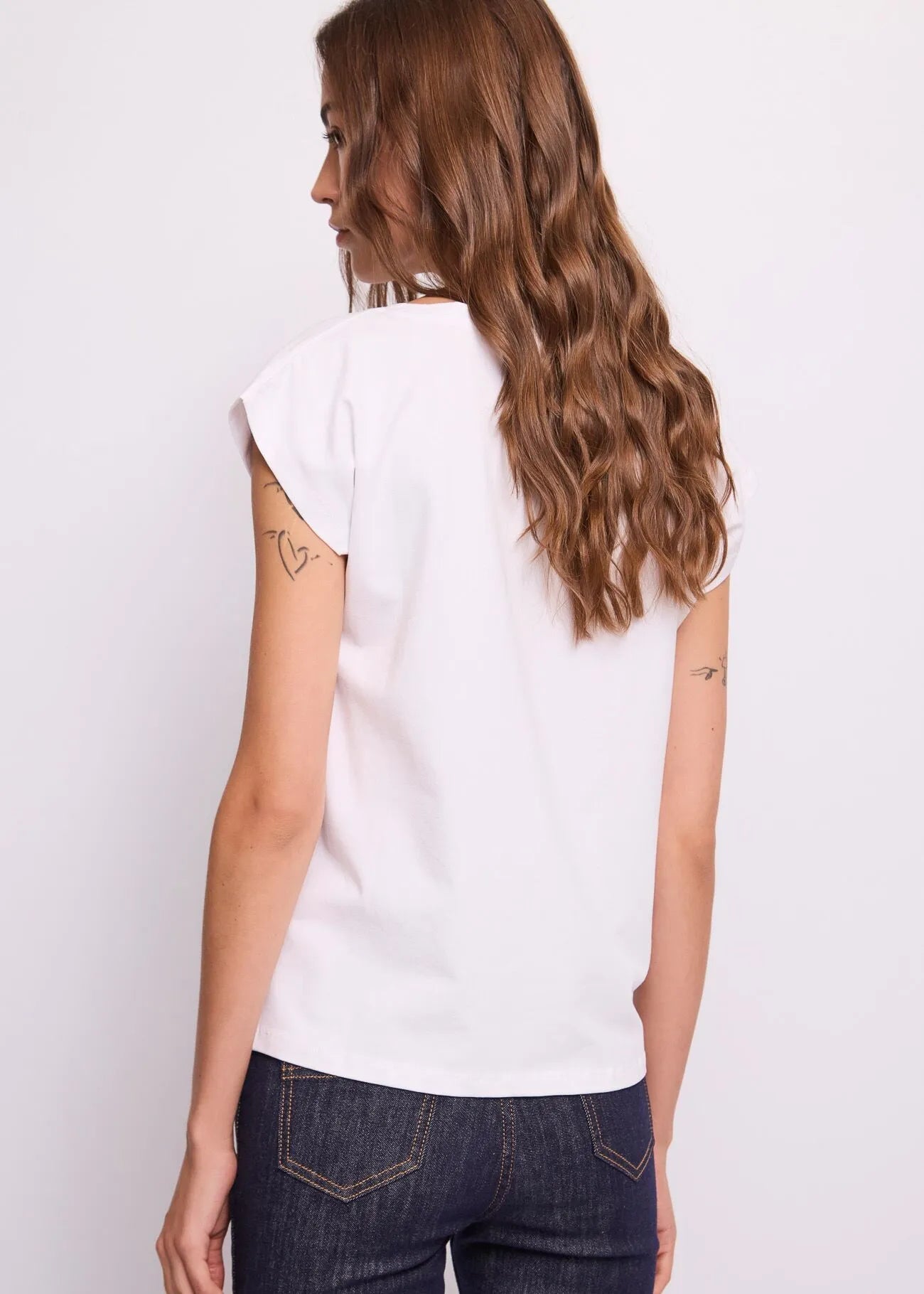 T-shirt con stampa e logo Donna - Gaudì Jeans - World Fashion