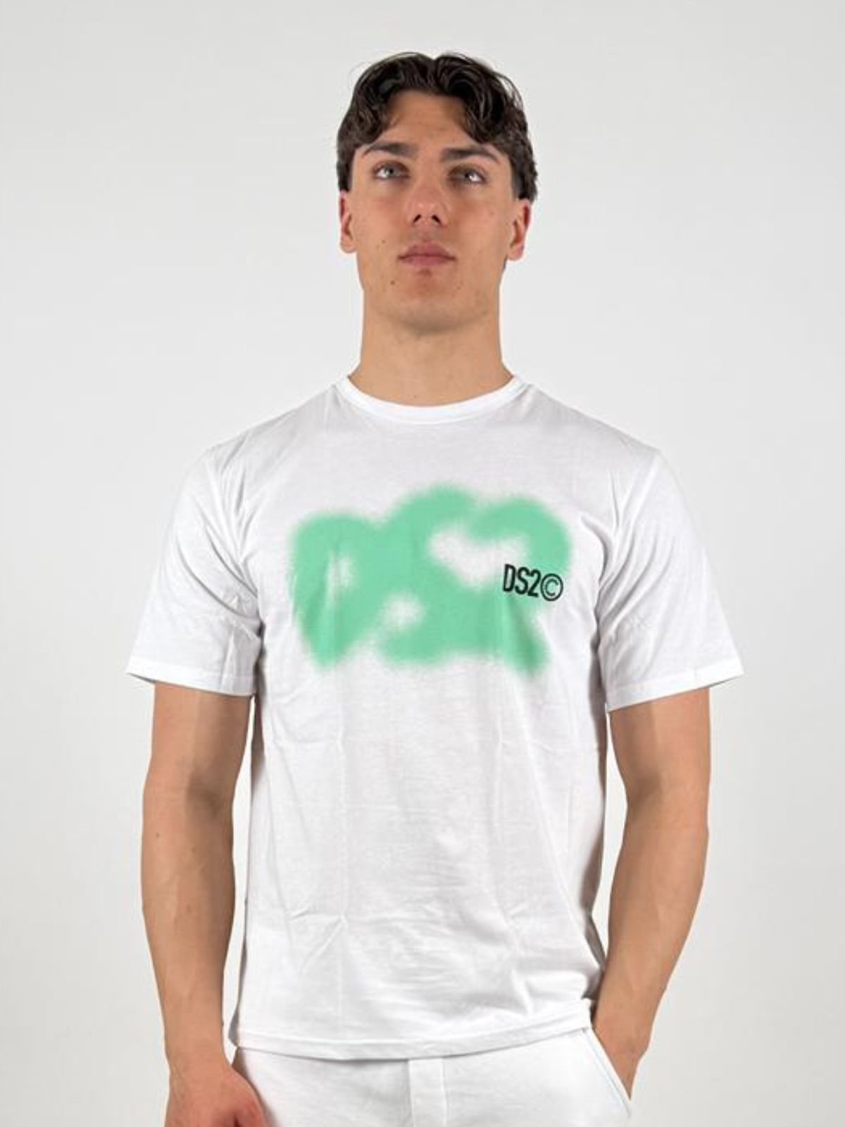 T-shirt girocollo in cotone Uomo - Ds2 - World Fashion