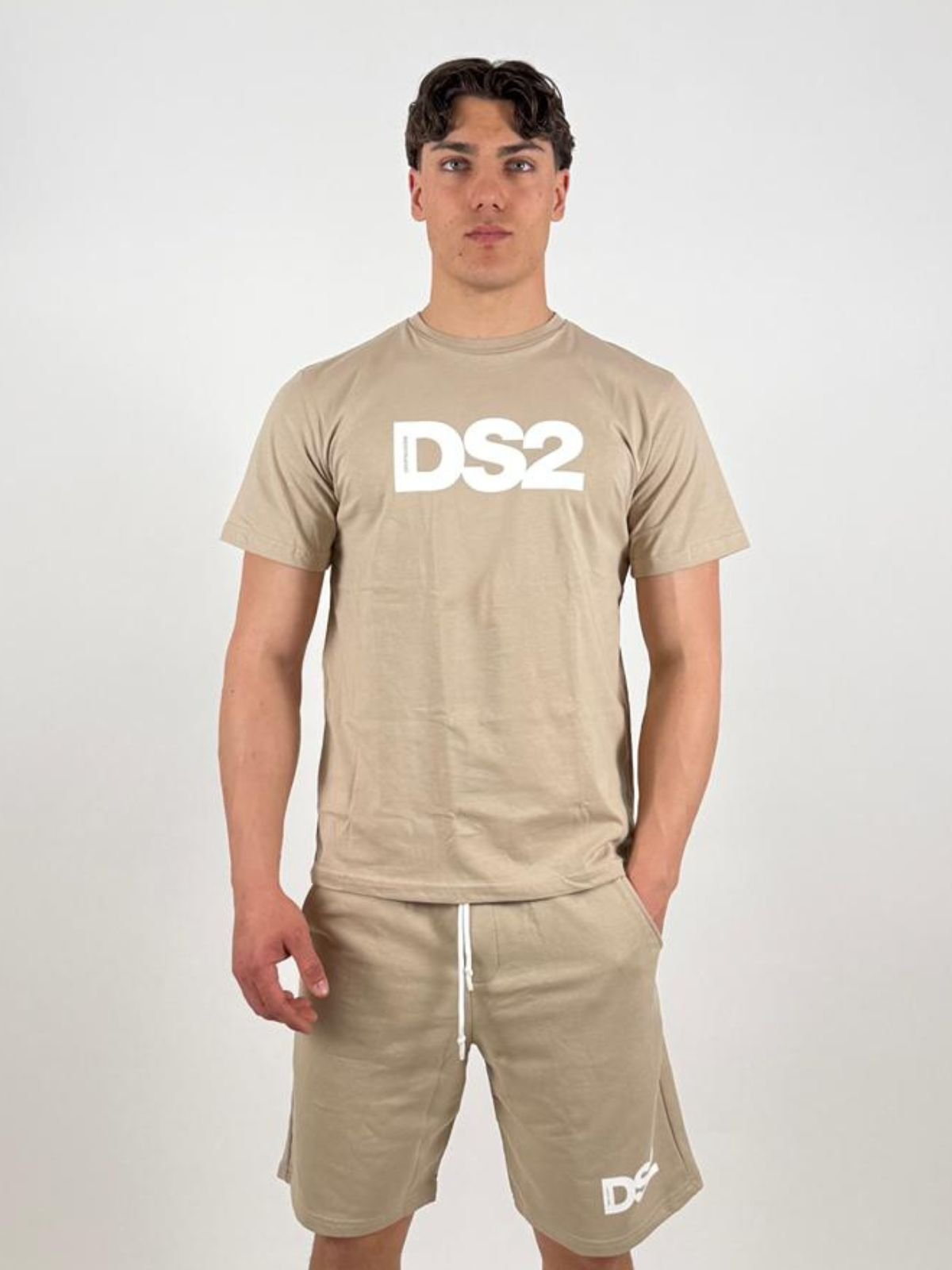 T-shirt girocollo in cotone Uomo - Ds2 - World Fashion