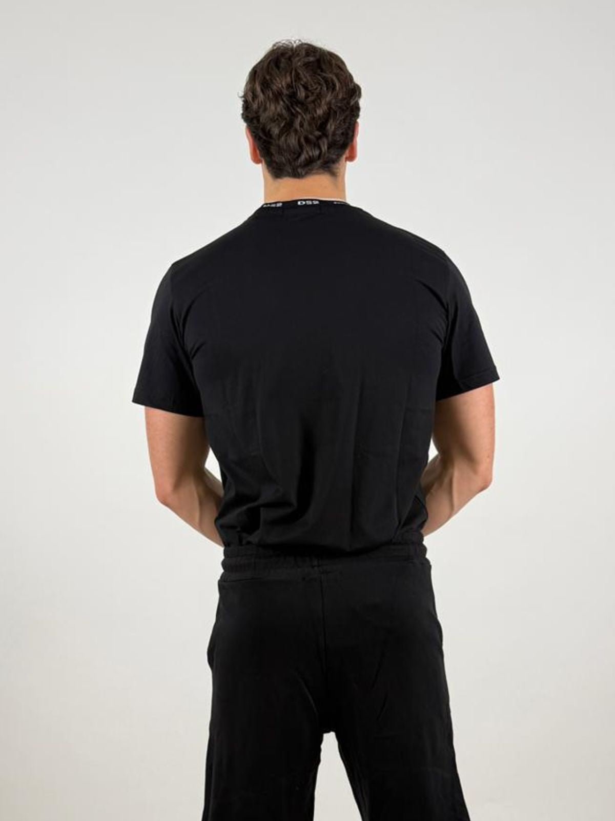 T-shirt in cotone con logo a contrasto Uomo - Ds2 - World Fashion