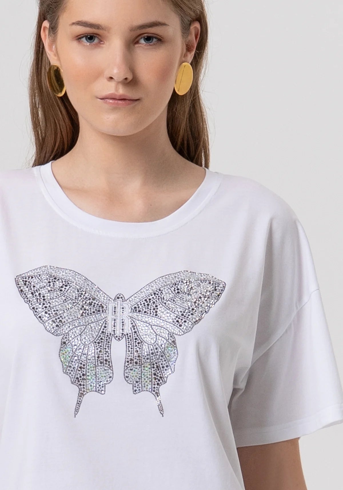 T-shirt over in jersey di cotone Donna - Fracomina - World Fashion