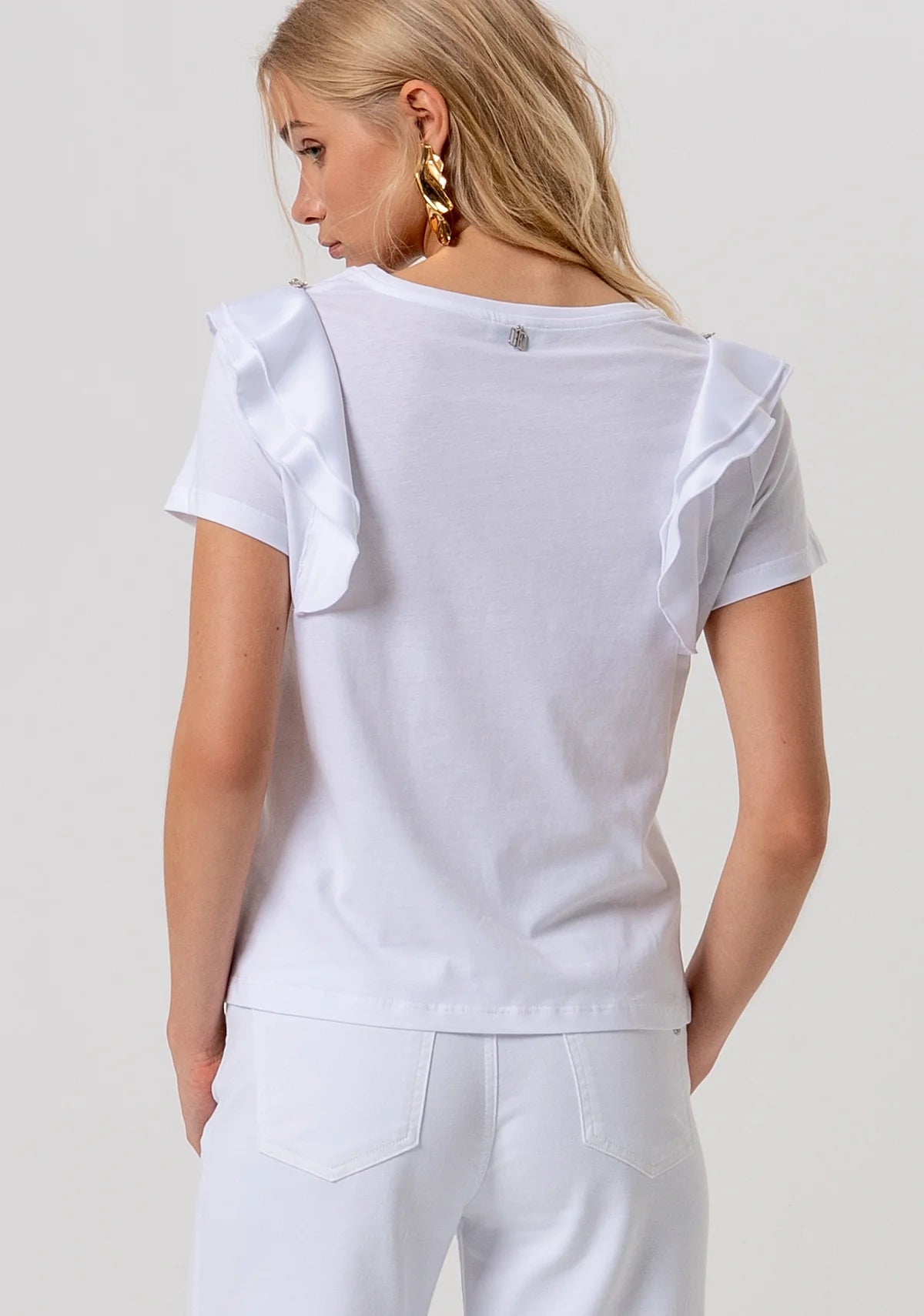 T-shirt regular in jersey di cotone Donna - Fracomina - World Fashion