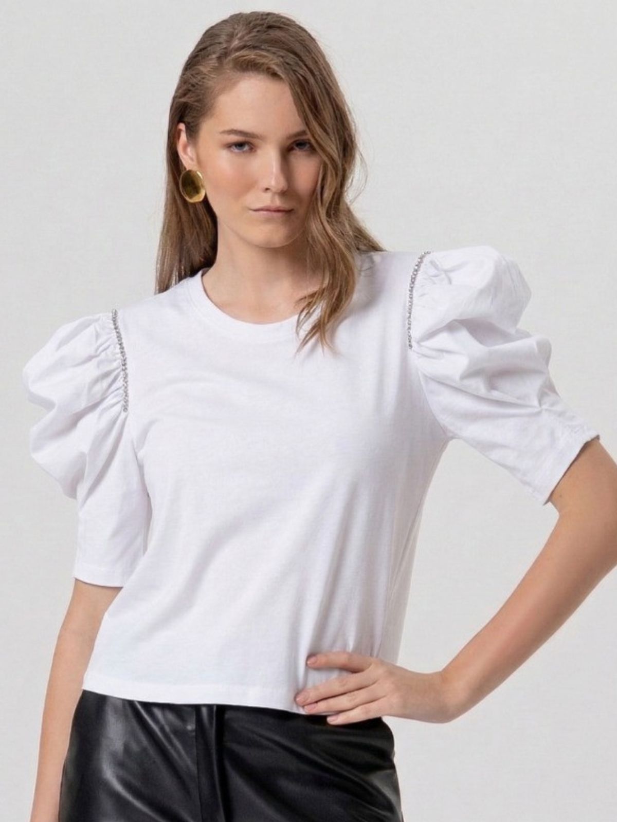 T-shirt regular in jersey di cotone Donna - Fracomina - World Fashion